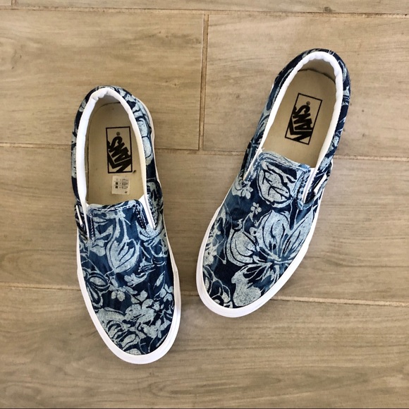 vans indigo tropical